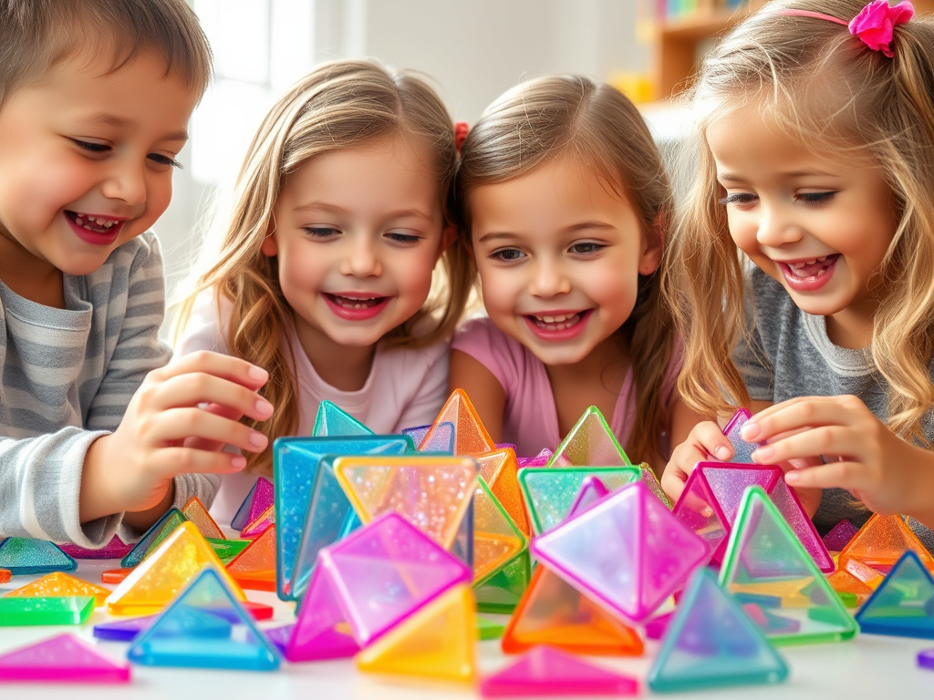 Limited Time: 15% Off CreateOn Crayola Glitter Magnetic&nbsp;Tiles,24-Piece