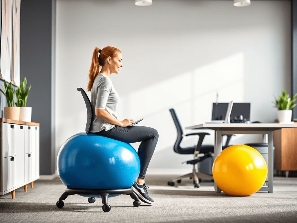 Limited Time Discount: 10% Off Gaiam Classic Balance Ball&nbsp;Chair