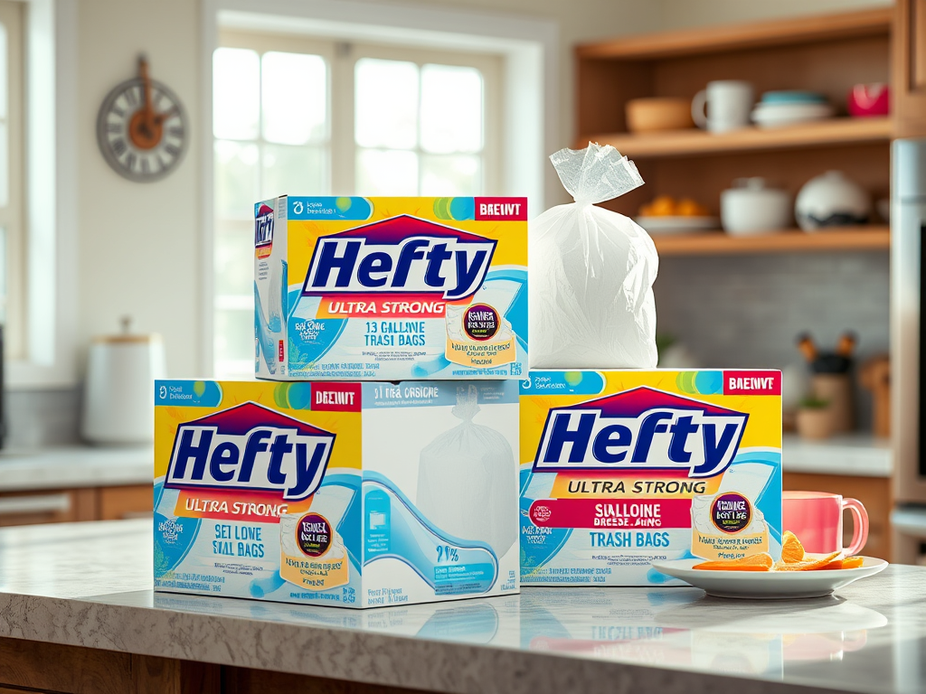 Limited Time: 29% Off Hefty Ultra Strong 13 Gallon Trash Bags, 80&nbsp;Bags