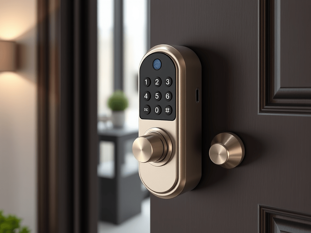 Bonus Savings: 78% Off SMONET Fingerprint Electronic Smart Deadbolt Door Lock with&nbsp;Keypad