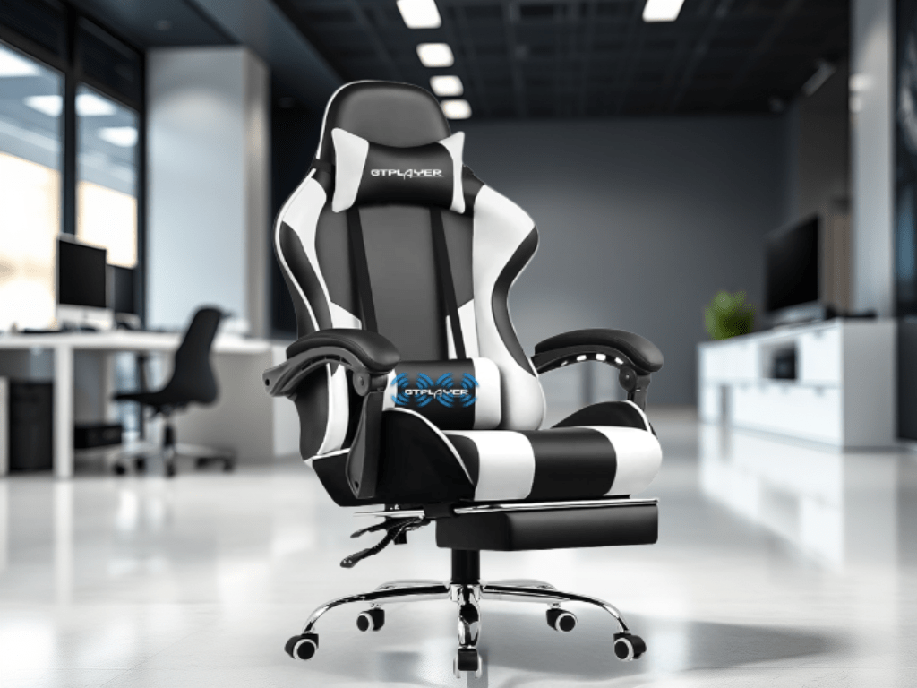 Save Even More With Coupon: 47% Off GTPLAYER Gaming Chair with Footrest and Lumbar&nbsp;Support