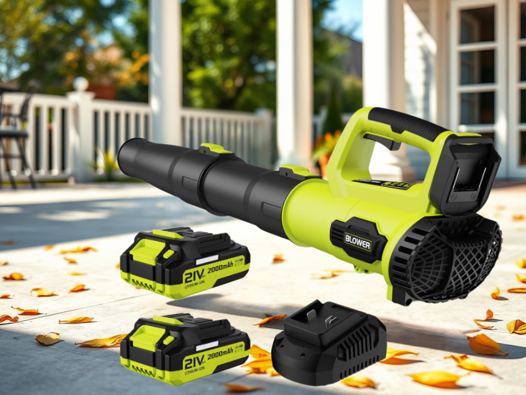 Limited Time Discount: 50% Off Cordless Electric Leaf Blower Leaf Blower with 2&nbsp;Batteries