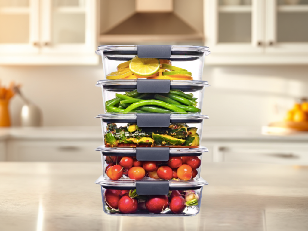 Limited Time Discount: 25% Off Rubbermaid Brilliance Food Storage Containers, Set of&nbsp;5