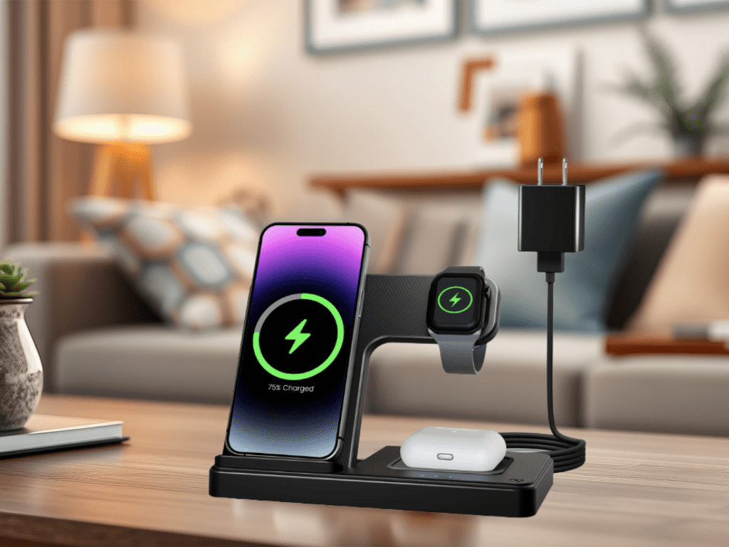 Save More With Coupon: 29% Off Wireless 3 in 1 Charger Stand Multiple Devices for&nbsp;Apple