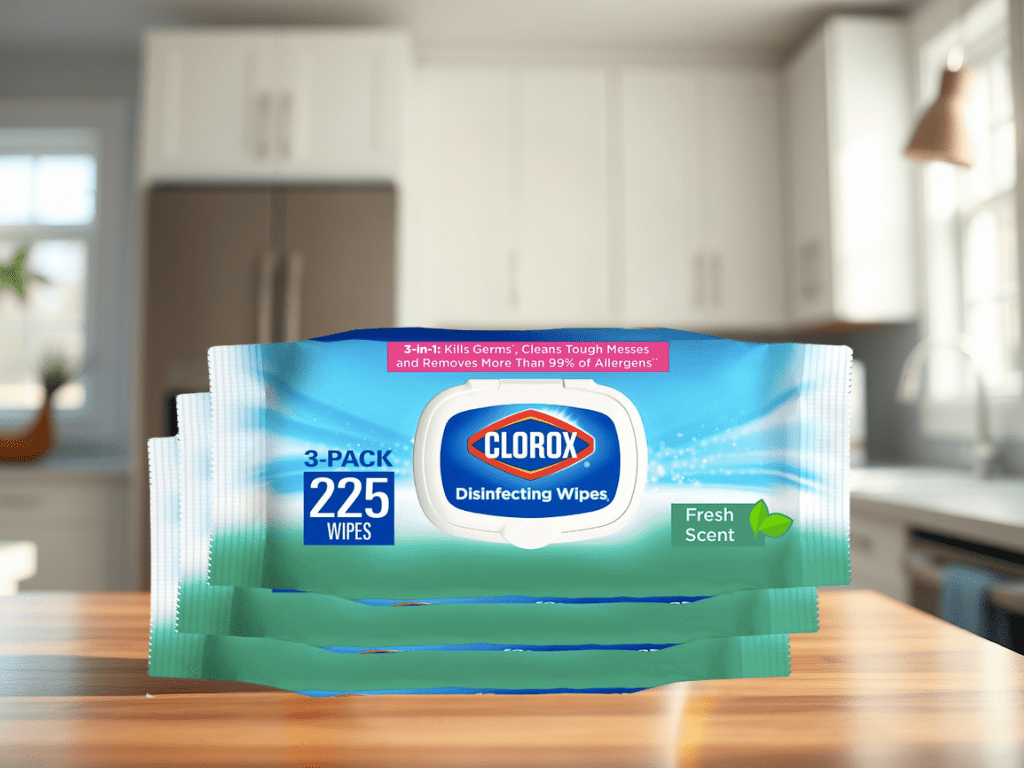 Limited Time Discount: 34% Off Clorox Disinfecting Wipes, Pack of&nbsp;3