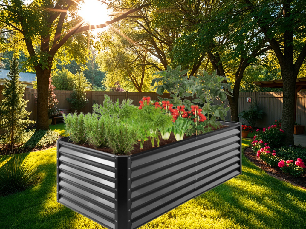 Limited Time Discount: 36% Off Best Choice Products 6x3x2ft Outdoor Metal Raised Garden&nbsp;Bed