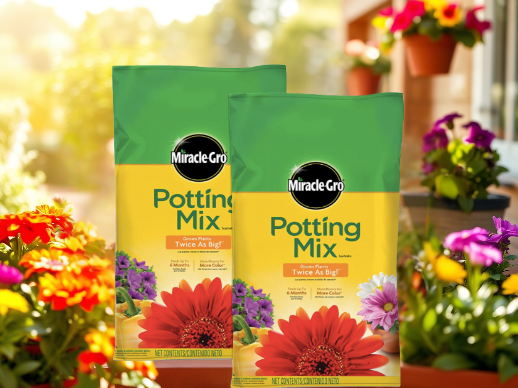 Limited Time Discount: 19% Off Miracle-Gro Potting Mix,&nbsp;2-Pack