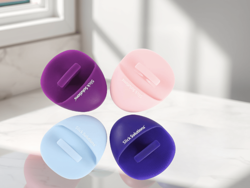 Limited Time Discount: 25% Off Slick- Silicone Facial Cleansing Brush, 4&nbsp;Pack