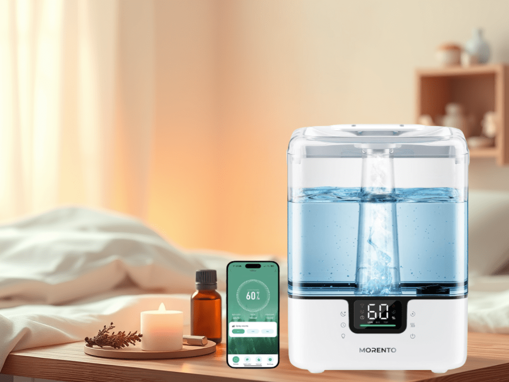 Limited Time Discount: 54% Off MORENTO Smart Humidifiers with Essential Oil&nbsp;Diffuser