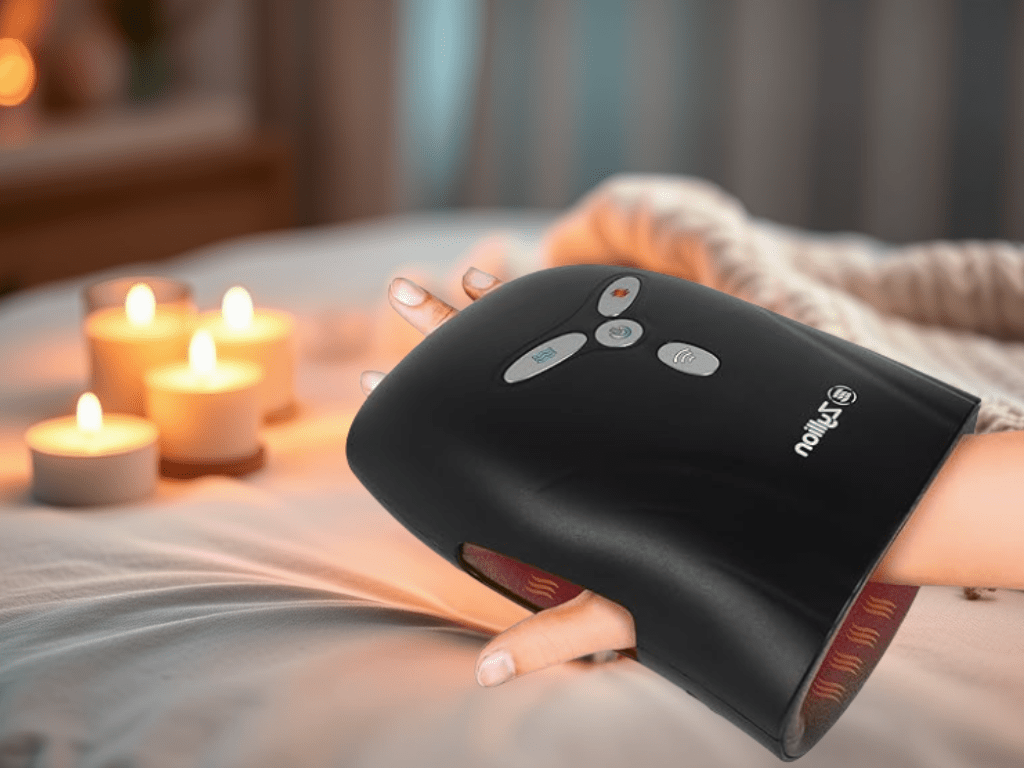 Discounted: 15% Off  Zyllion Hand Massager with Heat for Arthritis and Carpal Tunnel, FSA/HSA&nbsp;Eligible
