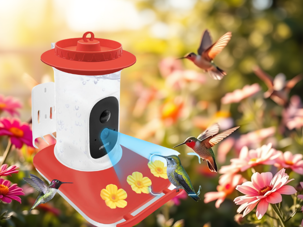 Save More With Coupon: 26% Off Smart Hummingbird Feeder with Solar Powered,AI Identify&nbsp;Camera