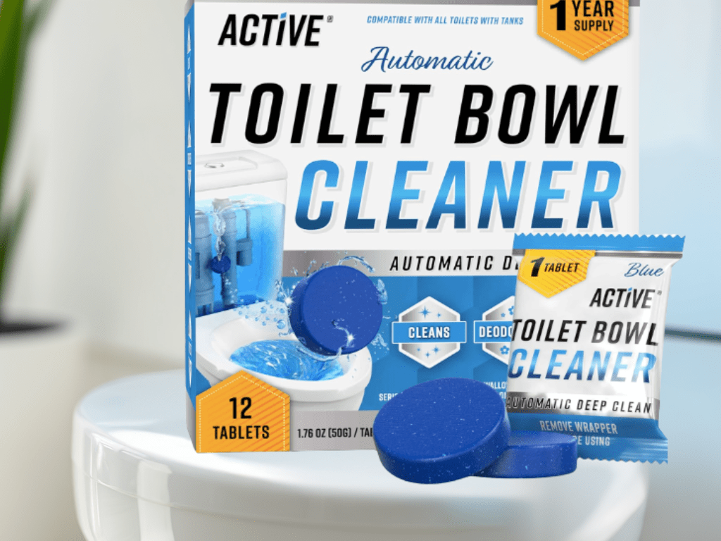 Price Drop: 46% Off ACTIVE Automatic Toilet Bowl Cleaner Tablets, 12&nbsp;Tabs
