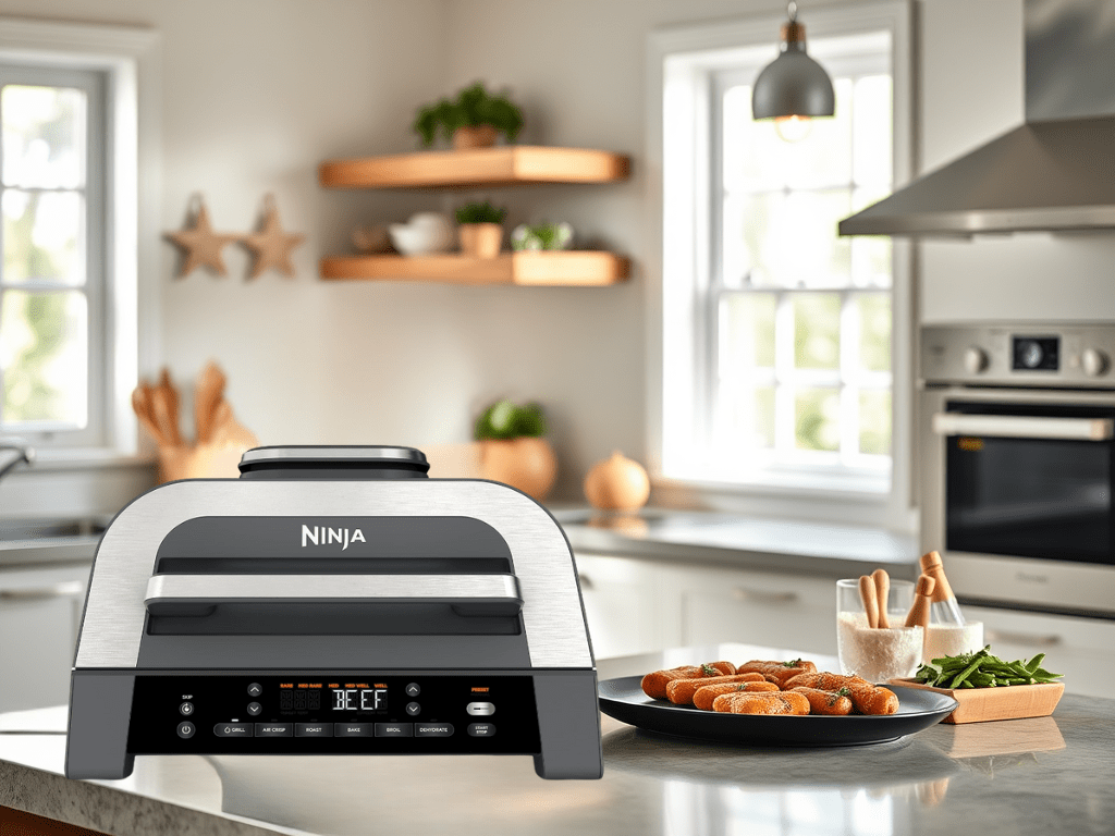Limited Time Discount: 39% Off Ninja DG551 Foodi Smart XL 6-in-1 Indoor&nbsp;Grill