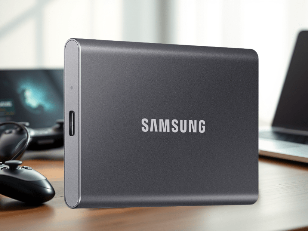 Limited Time Discount: 52% Off SAMSUNG T7 Portable SSD, 2TB External Solid State&nbsp;Drive