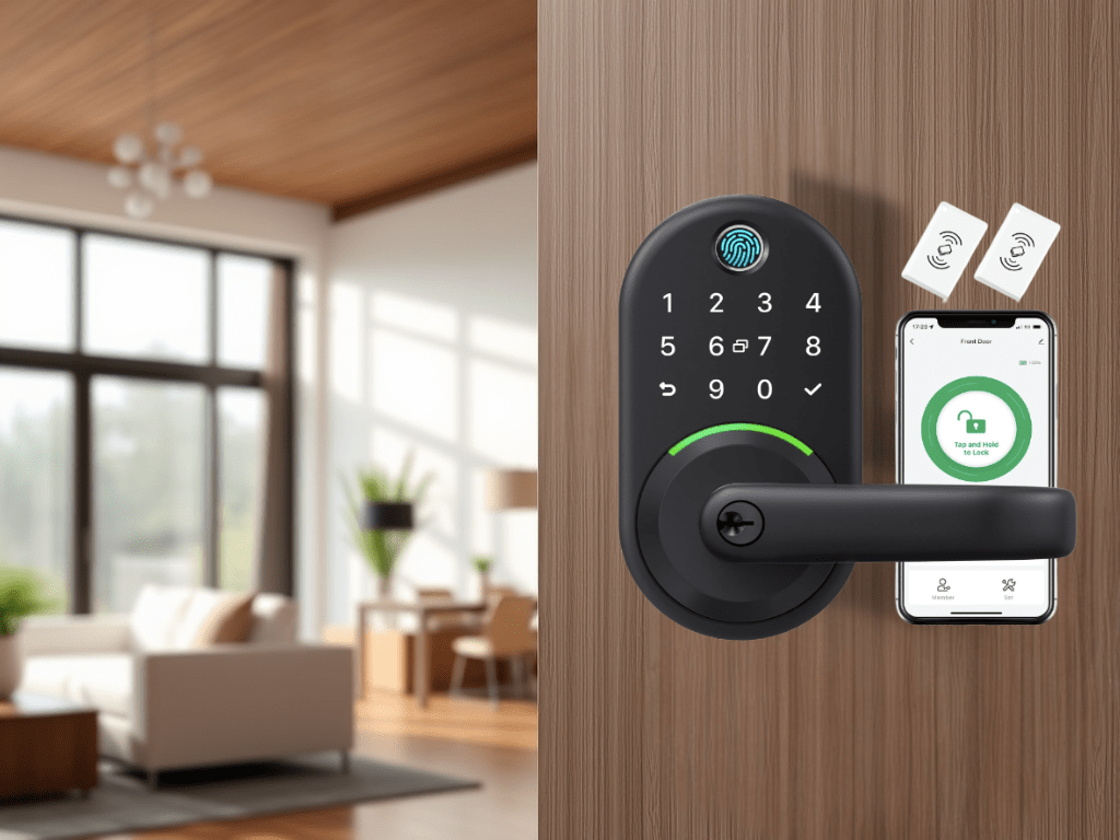 Limited Time Discount: 23% Off Yamiry Smart Door Handle Lock with&nbsp;Keypad