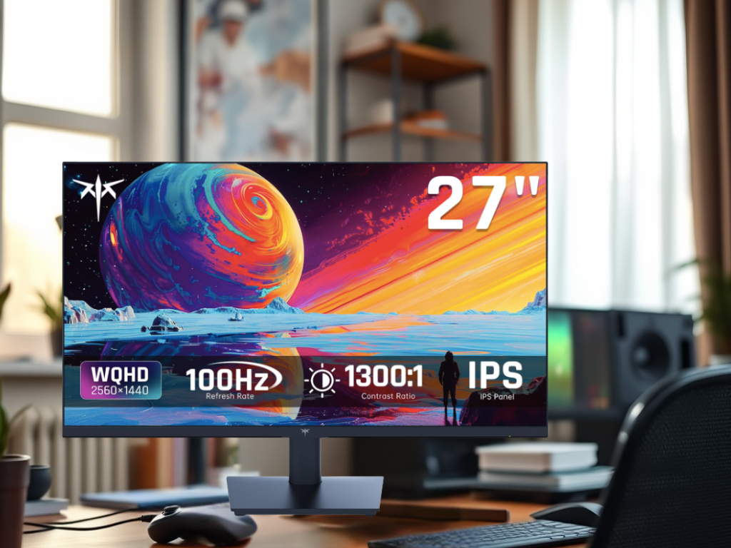 Save With Coupon: 29% Off KTC 27 Inch QHD Casual Gaming and Working Computer&nbsp;Monitor