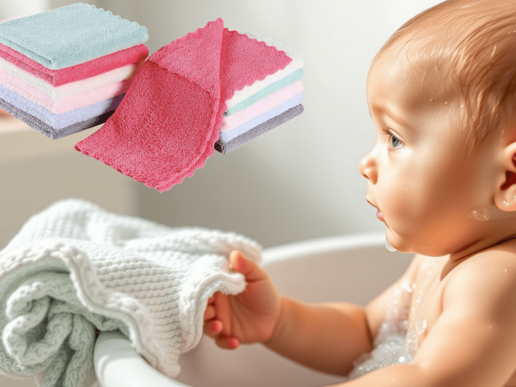Trending Item: 15% Off Slick- Baby Washcloths, 10″x10″, 12&nbsp;Pack