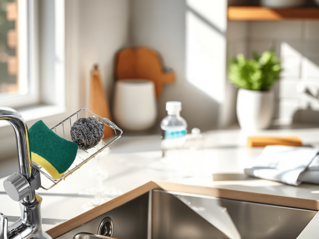 Buy More, Save More: 19% Off shozon Kitchen Faucet Sponge Holder, Sink Caddy&nbsp;Organizer