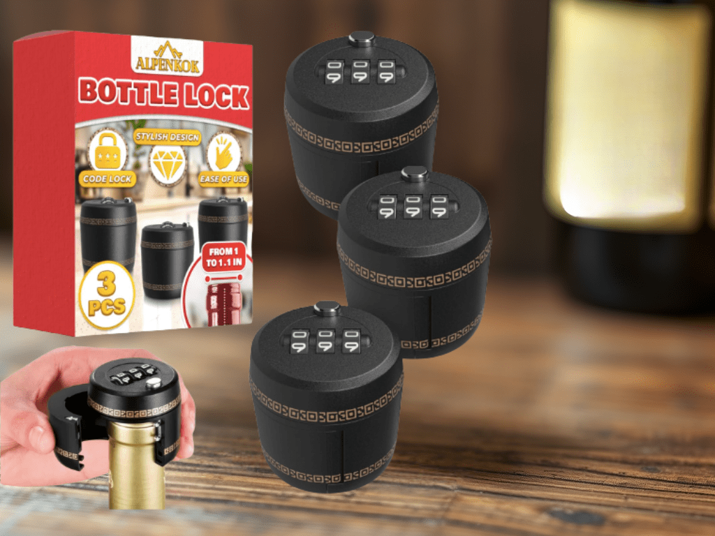 Buy More, Save More: 10% Off 3 Piece Wine Bottle Lock&nbsp;Cap