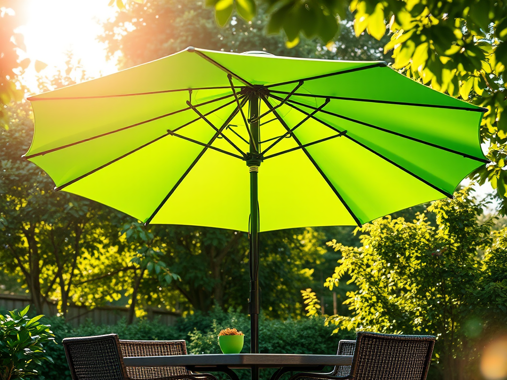 Trending: 15% Off JEAREY 9FT Outdoor Patio Umbrella with Push Button Tilt and&nbsp;Crank