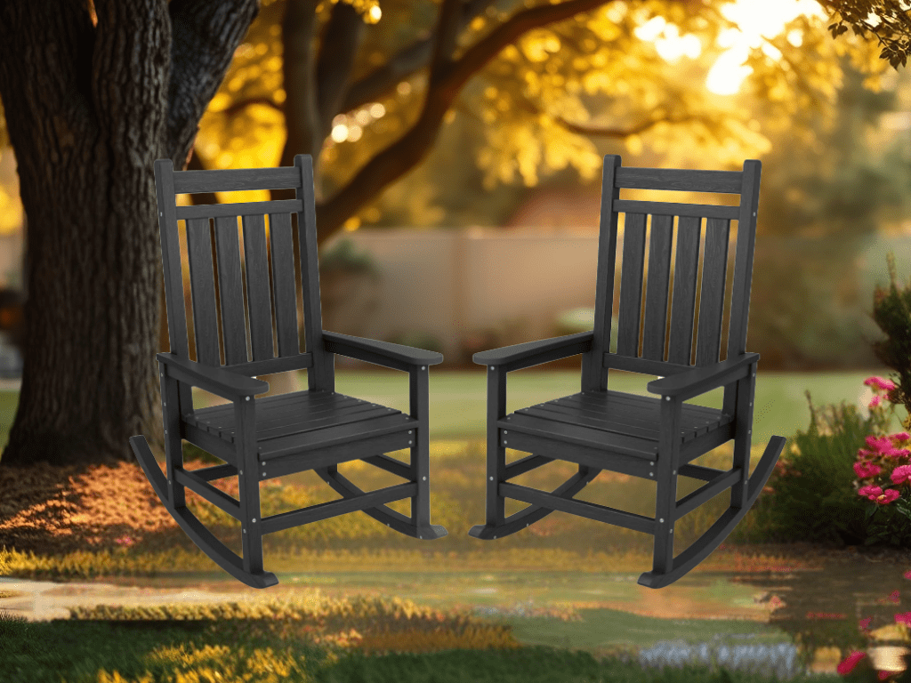 Discounted: 36% Off SERWALL Outdoor Rocking Chair Set of&nbsp;2