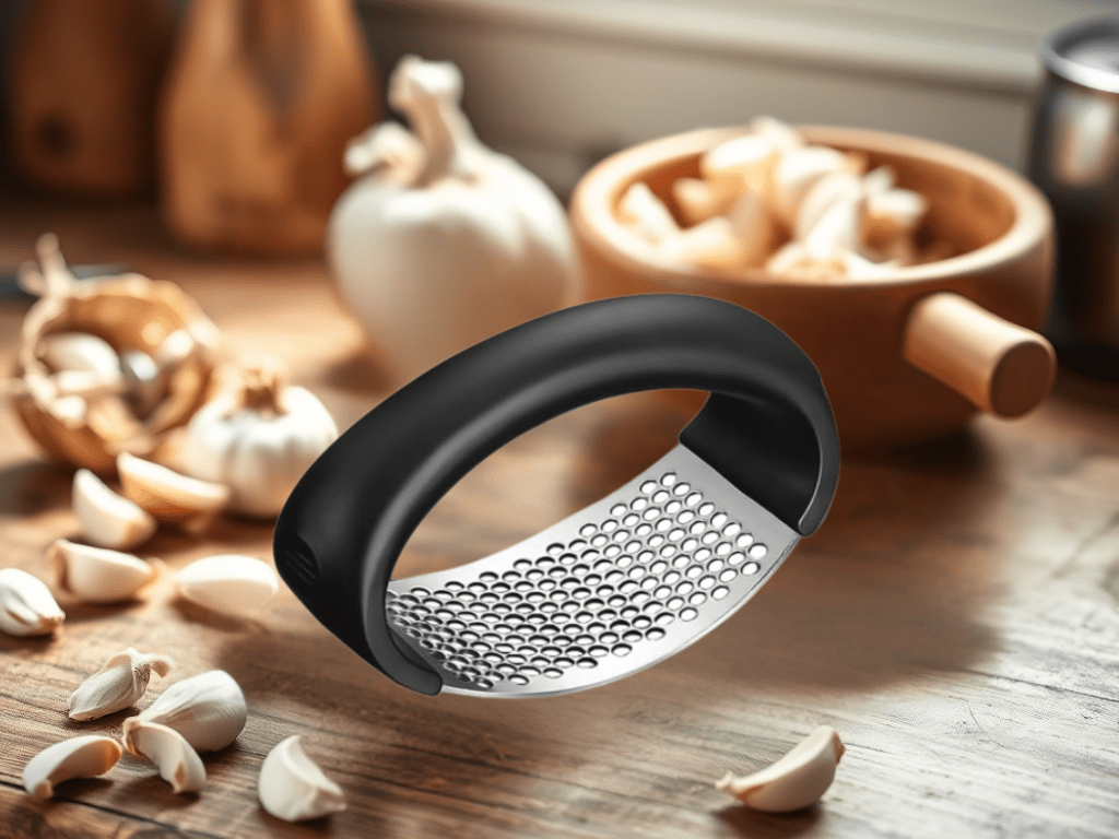 Trending: Portable Manual Stainless Steel Garlic Press&nbsp;Rocker