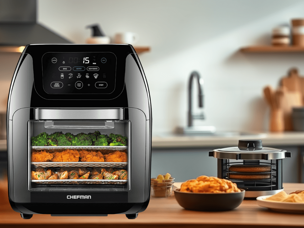 Discounted: 36% Off CHEFMAN Multifunctional Digital Air Fryer+ Rotisserie, Dehydrator, Convection&nbsp;Oven