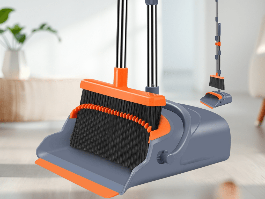 Limited Time: 28% Off kelamayi Upgrade Broom and Dustpan&nbsp;Set