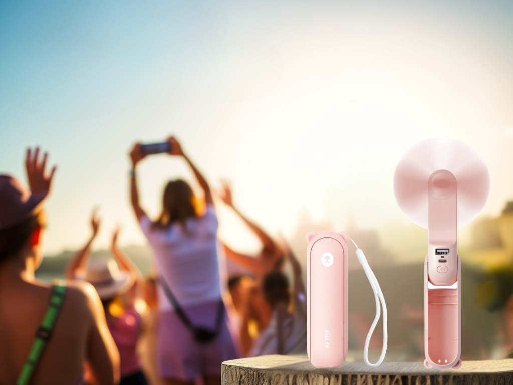 Discounted: 20% Off JISULIFE 3 IN 1 USB Rechargeable Portable&nbsp;Fan