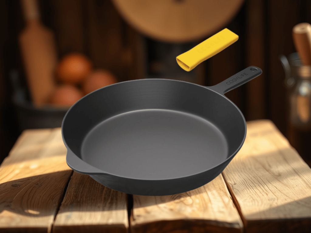 Prime Member Pricing: 11% Off 12 Inch Lightweight Pre-Seasoned Cast Iron Skillets with Handle&nbsp;Cover