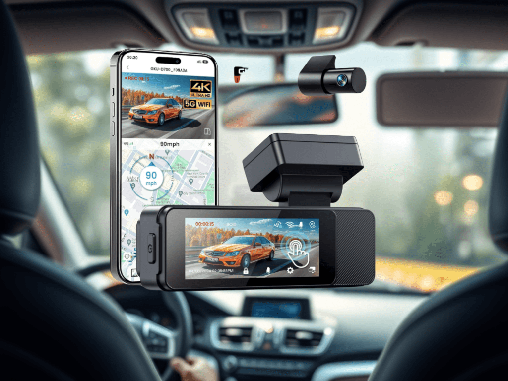 Save More With Coupon: 57% Off GKU Dash Cam Front and Rear, Touch Screen 3.18&nbsp;Inch