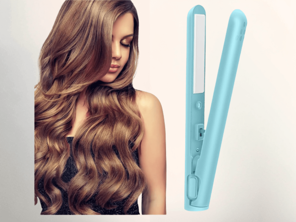Trending: Portable 2-in-1 Mini Curling Iron/Wand and&nbsp;Straightener