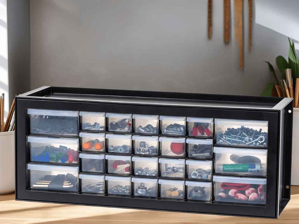 Discounted: 11% Off Plastic Drawer Storage Organizer, 26-Drawer&nbsp;Toolbox