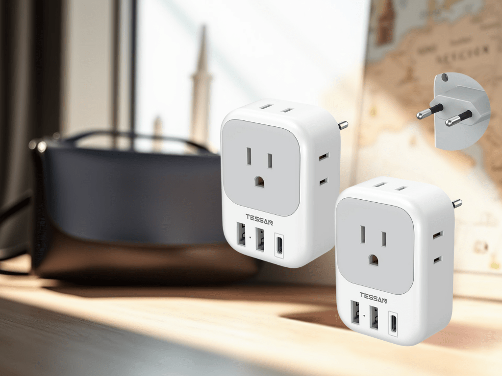 Discounted: 20% Off TESSAN US 2 Pack European Travel Plug&nbsp;Adapter