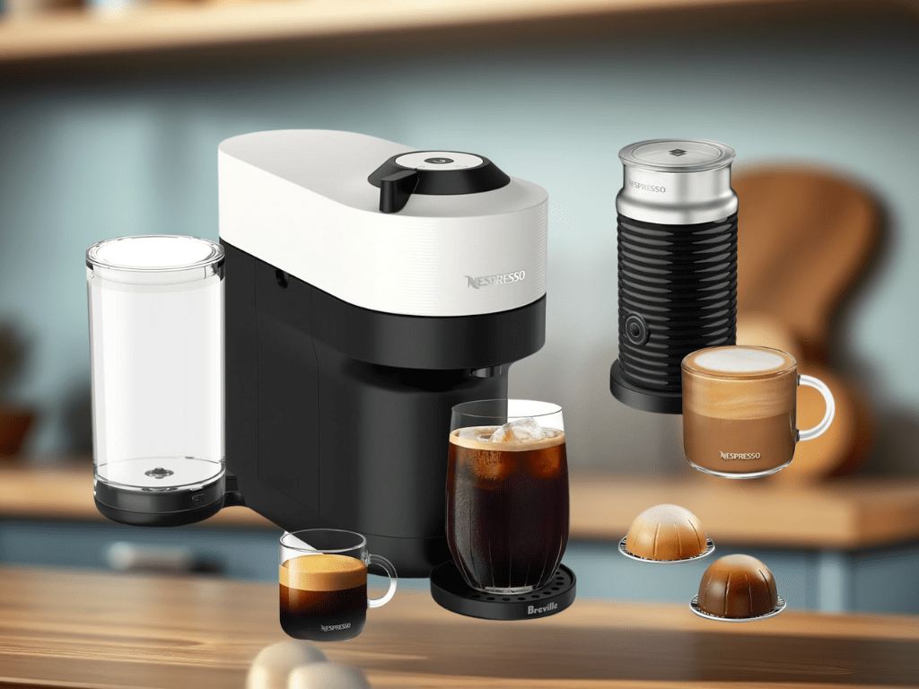 Discounted: 25% Off Nespresso Vertuo Pop+ Coffee and Espresso Maker by&nbsp;Breville