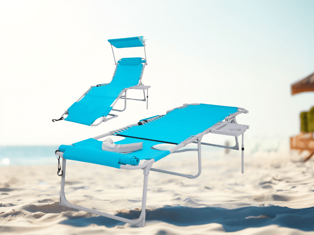 Discounted: 23% Off #WEJOY 4 in 1 Tanning Chair with Face Hole &&nbsp;Canopy
