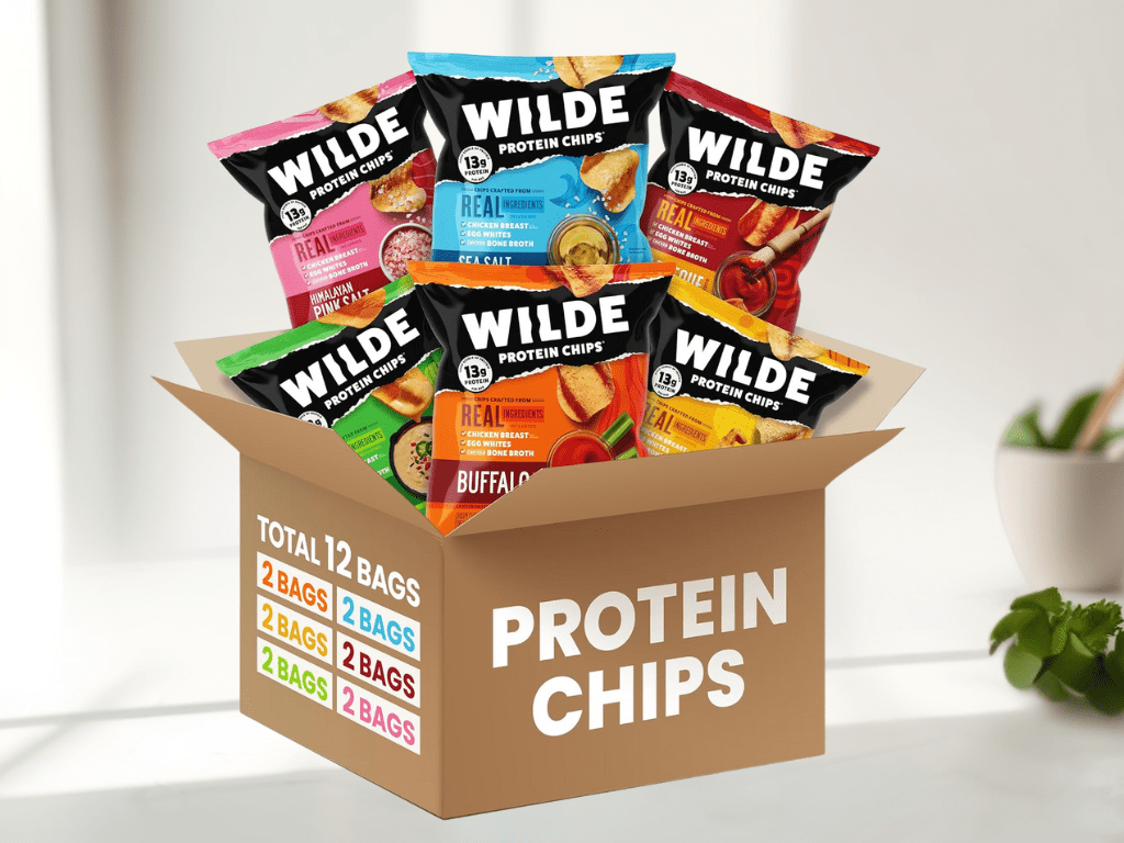 Discounted: 20% Off WILDE Protein Chips Variety Pack, Pack of 12 