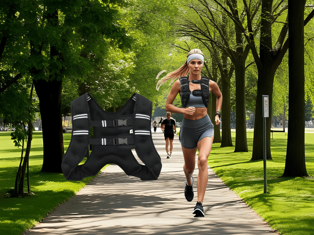 Discounted: 21% Off Weighted Vest with Reflective&nbsp;Stripe