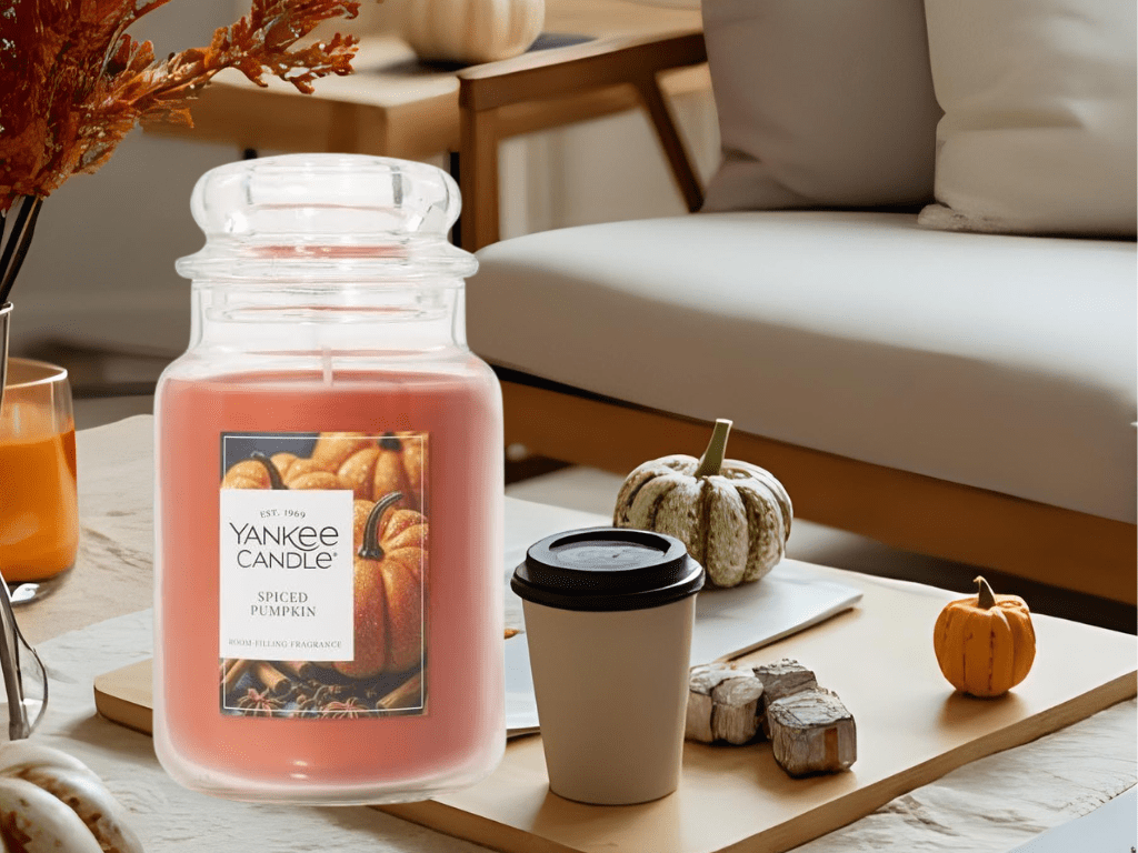 Prime Big Deal: 40% Off Yankee Candle Spiced Pumpkin, Fall Scented&nbsp;Candle