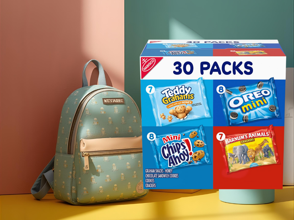 Discounted: 15% Off Nabisco Team Favorites Variety Pack, 30 Snack Packs 