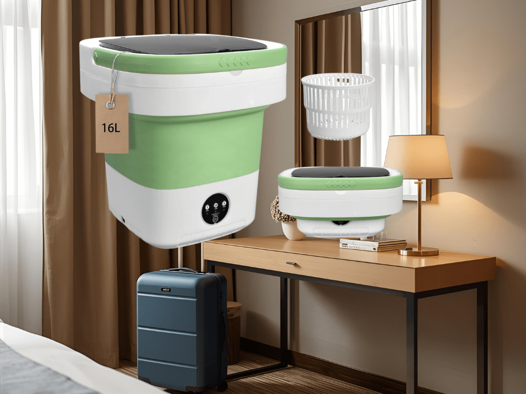 Discounted: 25% Off Portable Washing Machine with Spin Basket  