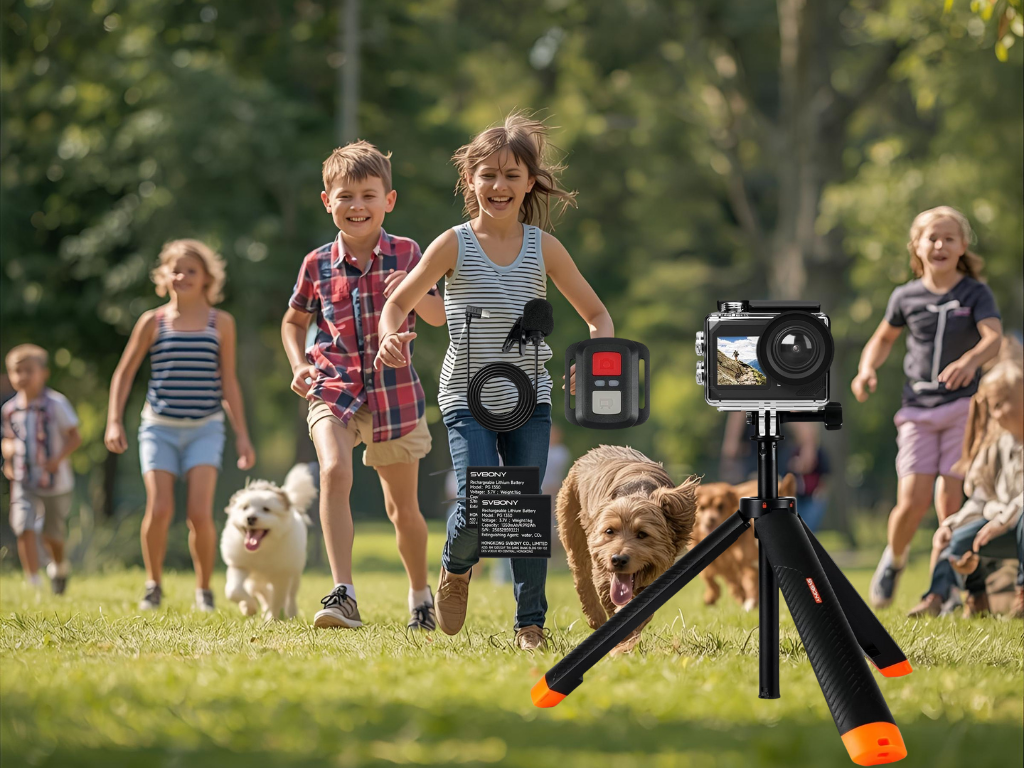 Discounted: 30% Off SVBONY SVGo2 Action Camera with Floating Selfie Stick 