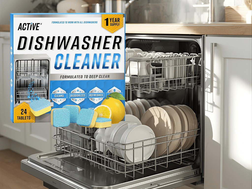 Discounted: 20% Off Dishwasher Cleaner And Deodorizer Tablets – 24 Pack  
