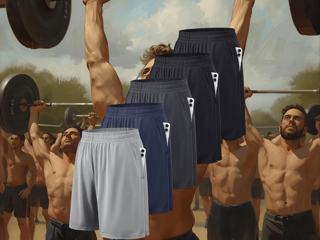 Discounted: 48% Off 5 Pack of BALENNZ Athletic Shorts for Men with&nbsp;Pockets